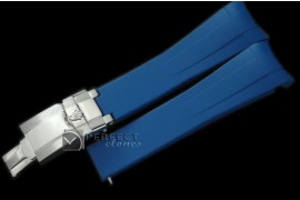RLRU10002 Blue Rubber Strap 20/18 with Insignia Clasp