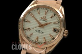 OMAT385-131S Aqua Terra Ladies RG/RG White Stk A-2824