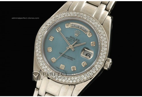 RLDDS10083 SS Masterpiece MOP Blue Dial Diam Markers/Bez Eta