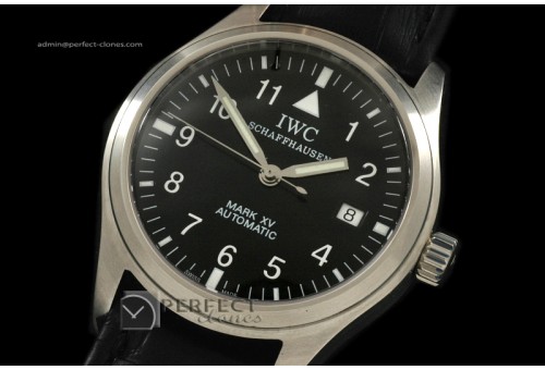 IW1002Mark XV SS Black Num Dial Swiss Eta 2824-2