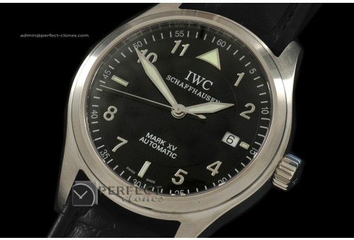IW10019 Mark XV SS Black Num/Stk Dial Swiss Eta 2824-2