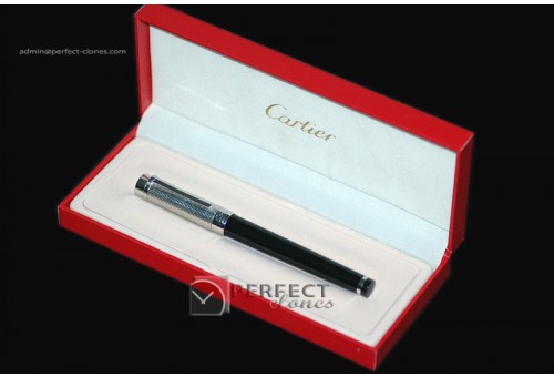 CARZ1026 Pasha de Cartier Silver / Black Rollerball