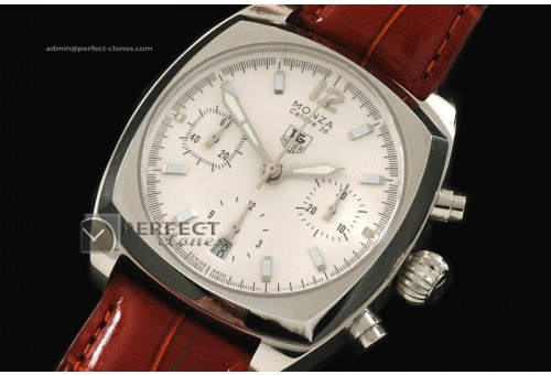 TG10031 Monza Chronograph SS/LE Stk White Asia 775Chronos