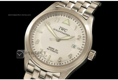IW10048 Mark XV SS White Num/Stk Dial Swiss Eta 2824-2