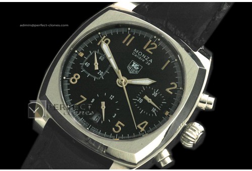 TG10032 Monza Chronograph SS/LE Num Black Asia 775Chronos