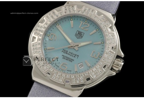TG10034 Formula 1 Ladies MOP Blue Swiss Quartz