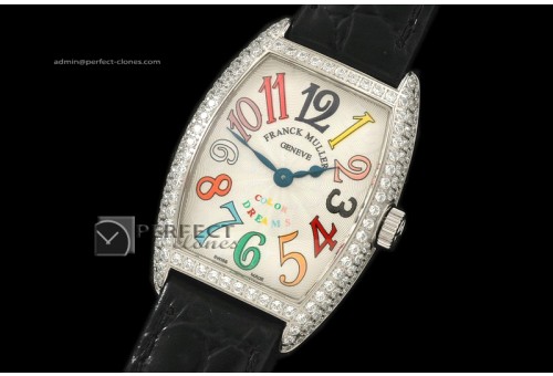 FMCR10008 Curvex Ladies Colour Dreams Men Diamond/WG White Swiss