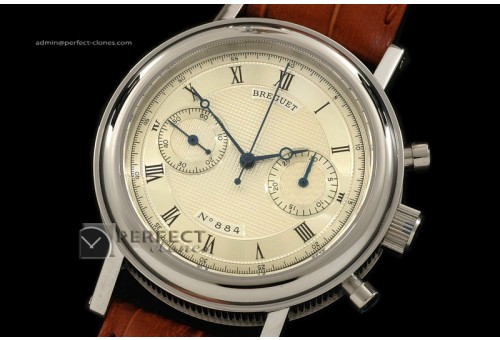 BR10012 Classique Chronograph SS Cream Manual Working Chronos