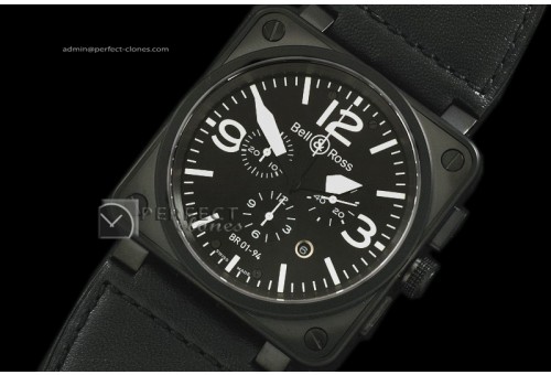 BO10013 BR Instrument 01-94 Limited Ed Chrono PVD Black 46mm Swi
