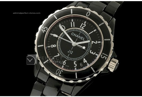 CHA10016 J12 Black Ceramic Men Japanese Quartz