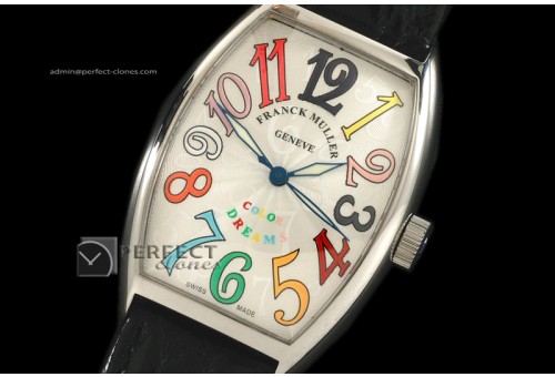FMCR10006 Curvex Men Colour Dreams SS/LE White Swiss Eta 2824-2
