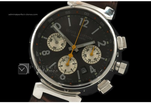 LV10019 Tambour Chronograph SS/LE Black Asia 7752880bph