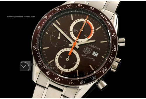 TG10056 Carrera Automatic Chronograph SS Brown A-77528800bph