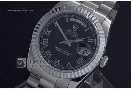 RLDDS10006 SS Black Dial Roman Marker Swiss Eta 2836-2