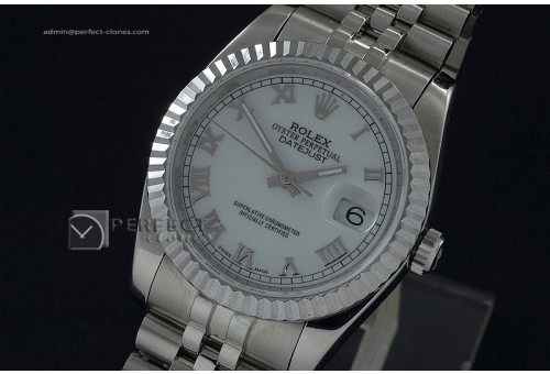 RDJMS10022 SS White Dial Roman Markers Eta 2836-2