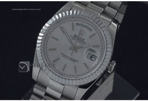 RLDDS10008 SS Silver Tux Dial Sticks Marker Swiss Eta 2836-2