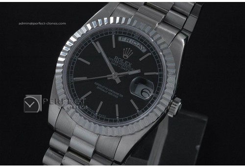 RLDDS10007 SS Black Dial Stick Marker Swiss Eta 2836-2