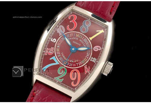 FMCR10025 Curvex Crazy Colours Hour/Date Men SS Maroon