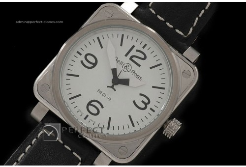 BO01002 BR Instrument 01-092 SS White 39mm Asia 21J