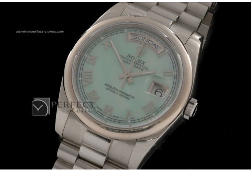 RLDDS10014 SS MOP Green Dial Roman Marker Swiss Eta 2836-2