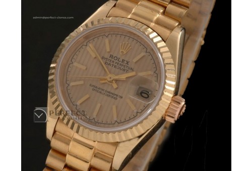 RDJLF10011 FG Gold Tux Dial Diamond Markers Eta 2671-2