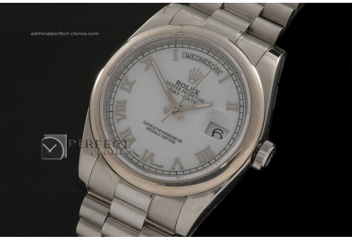 RLDDS10058 SS White Dial Roman Marker Swiss Eta 2836-2