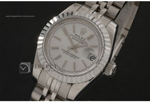 RDJLS10052 SS Silver Tux Dial Jubilee Stick Marker Swiss Eta 267