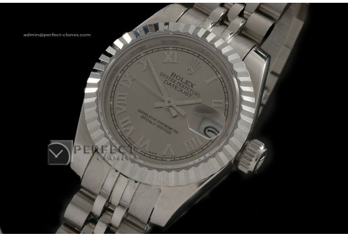 RDJLS10042 SS Jub Grey Roman Swiss Eta 2671-2