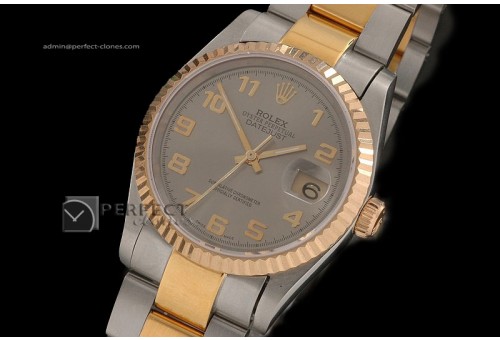 RDJMT10031 TT Grey Dial Num Markers Osyter Eta 2836-2