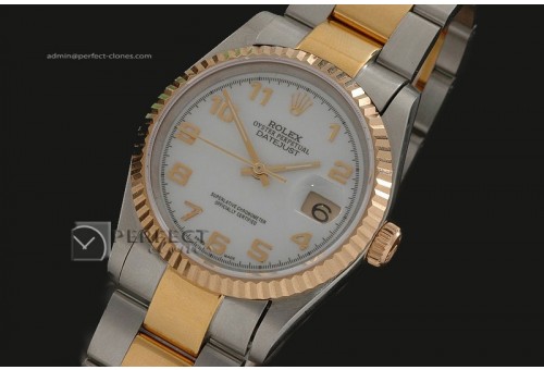 RDJMT1003TT White Dial Num Markers Osyter Eta 2836-2