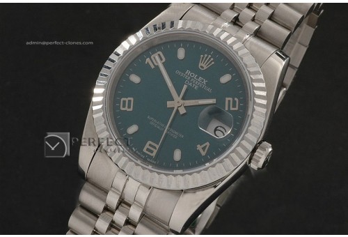 RDJMS10032 SS Green Dial Num/Stk Markers Eta 2836-2