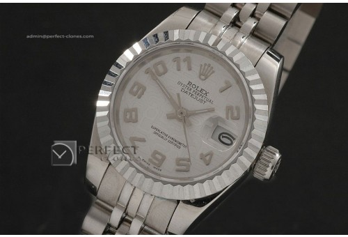 RDJLS10057 SS White Dial Jubilee Numeral Marker Swiss Eta2671