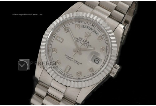 RLDDS1001SS Silver Dial Diamond Marker Swiss Eta 2836-2