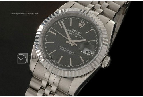 RDJMS10033 SS Black Tux Dial Stick Markers Eta 2836-2