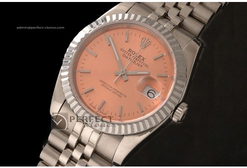 RDJMS10035 SS Salmon Dial Stick Markers Eta 2836-2