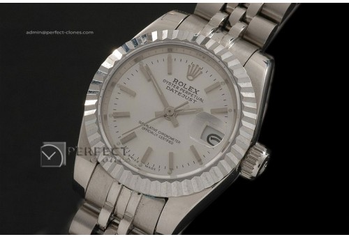 RDJLS10064 SS White Dial Jubilee Stick Marker Swiss Eta2671