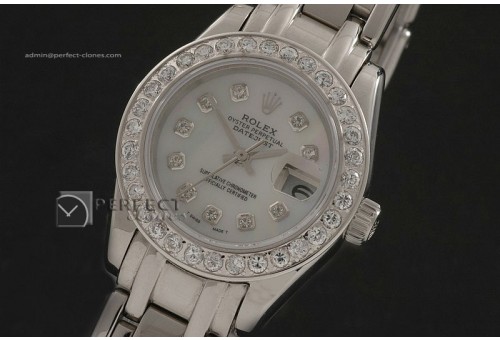 RDJLS10029 SS Masterpiece MOP White dial Diamond Markers Eta2671