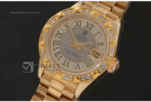 RDJLF10062 FG Diamond/Grey Dial Roman Markers/Bez Eta 2671