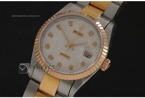 RDJMT10081 TT Jub White Dial Diamond Markers Osyter Eta 2836-2