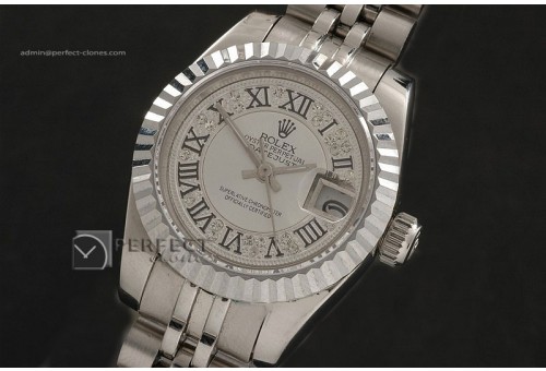 RDJLS10068 SS Diamond/White Dial Jubilee Roman Marker Eta 2671-2