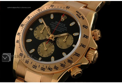RLDF10007 FG Black/Gold Dial Asia 775Running Secs @ 6.00
