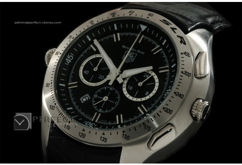 TG10018 Mercedes SLR Chrono SS Black Quartz Working Chronos
