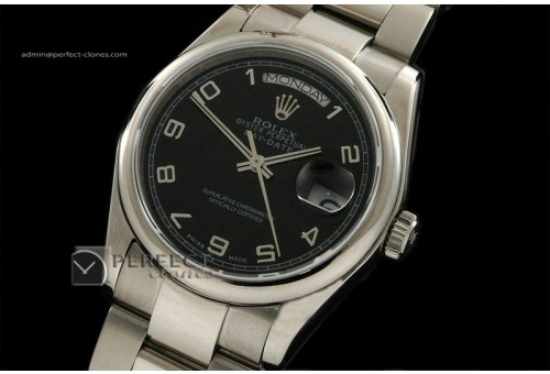 RLDDS1006SS Black Dial Num Marker Oyster Eta 2836-2