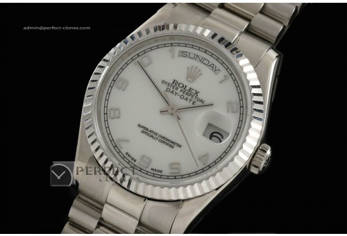 RLDDS10063 SS White Dial Numeral Marker Swiss Eta 2836-2