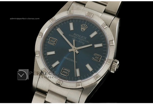 RLAK10018 SS Blue 369 Dial Bark Bezel Stick Marker Eta 2836-2