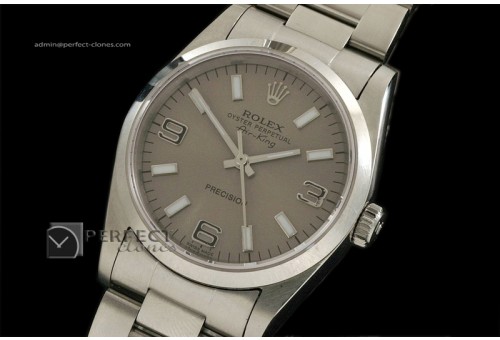 RLAK10011 SS Grey 369 Dial Smooth Bezel Stick Marker Eta 2836-2