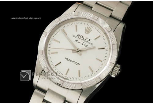 RLAK10002 SS White Dial Bark Bezel Stick Marker Swiss Eta 2836-2