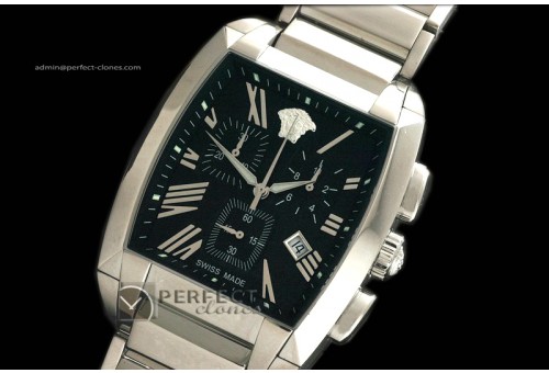 VE10001 2006/7 Character Tonneau Chrono SS Black Swiss Quartz