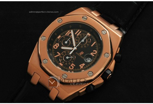AP10041 Arnold Limited Ed Royal Oak Chrono Blk Jap Quartz Chrono