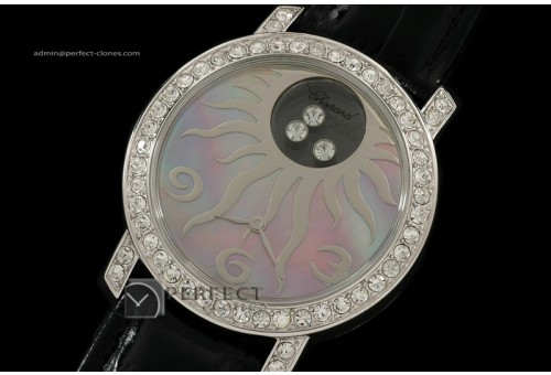 CP10021 Happy Sun Ladies SS Diamonds MOP Purple Quartz
